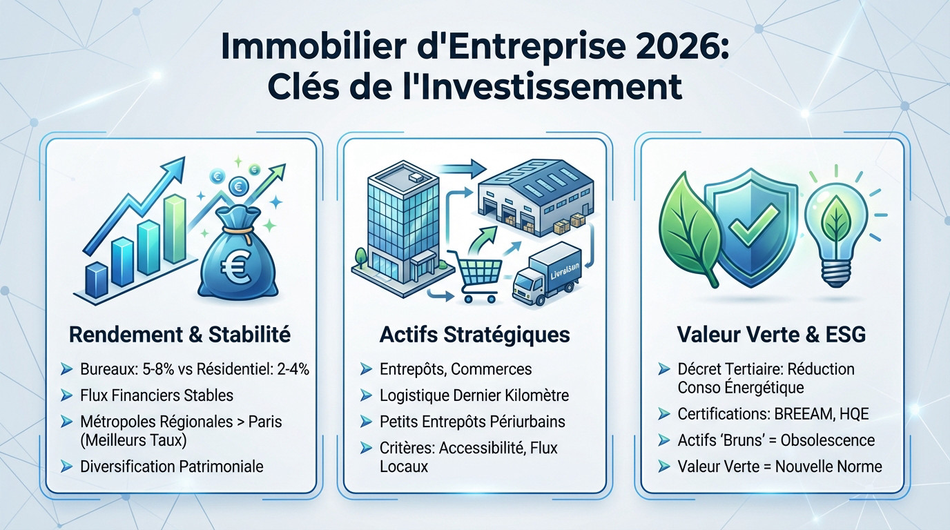 Investissement immobilier d'entreprise et logistique urbaine en 2026