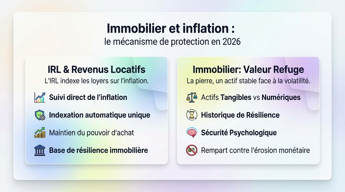 Mécanisme de protection de l'investissement immobilier face à l'inflation en 2026