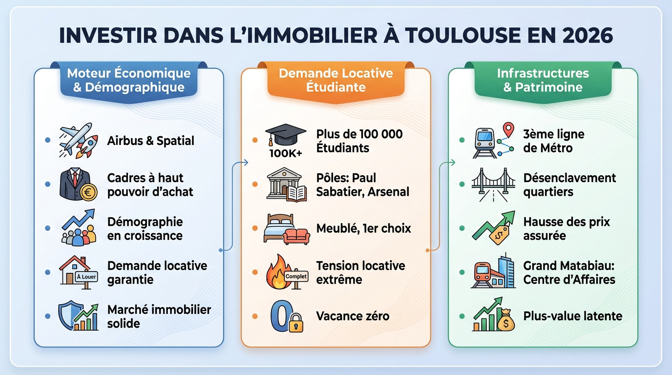 Investissement immobilier stratégique à Toulouse en 2026
