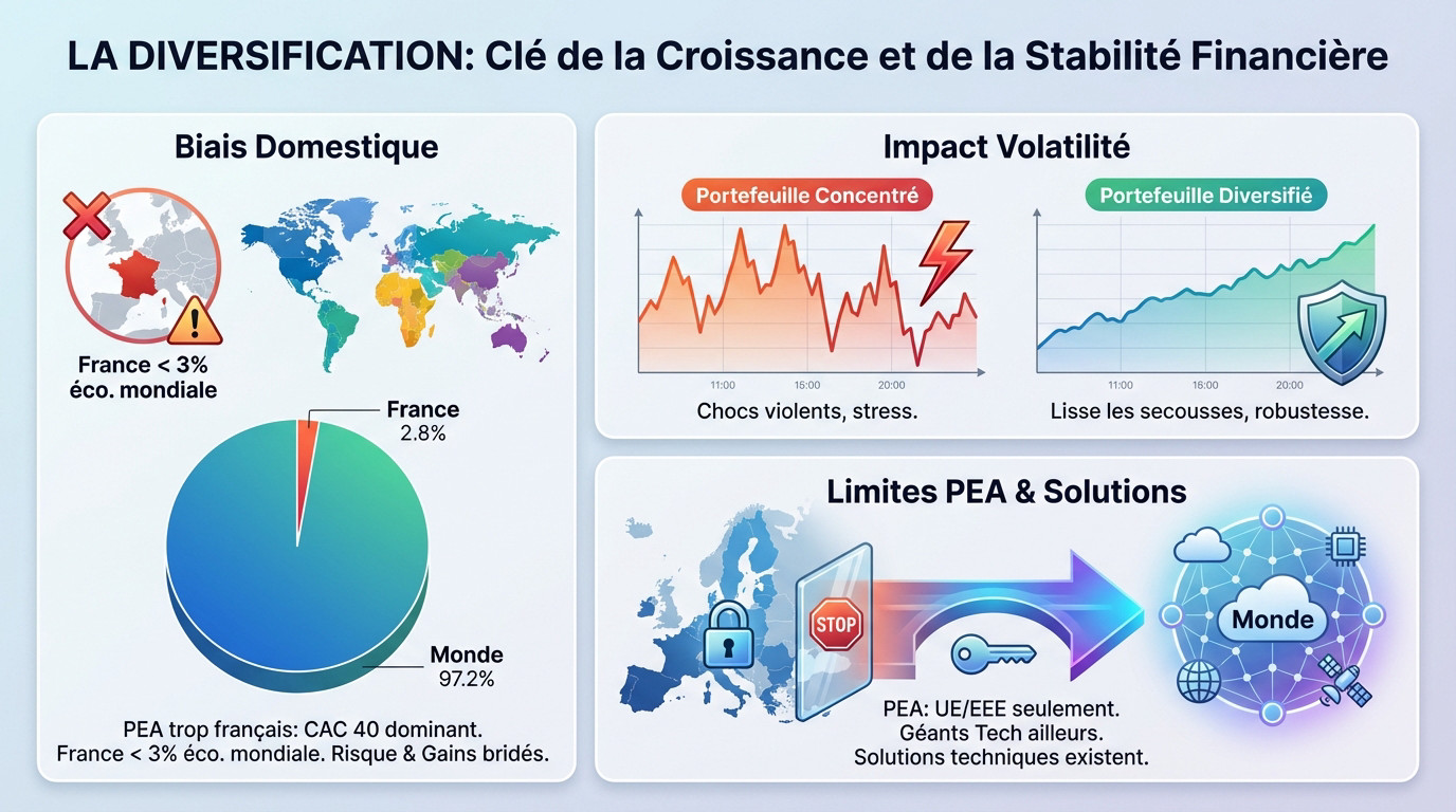La diversification stratégique des actifs financiers pour la croissance et la stabilité