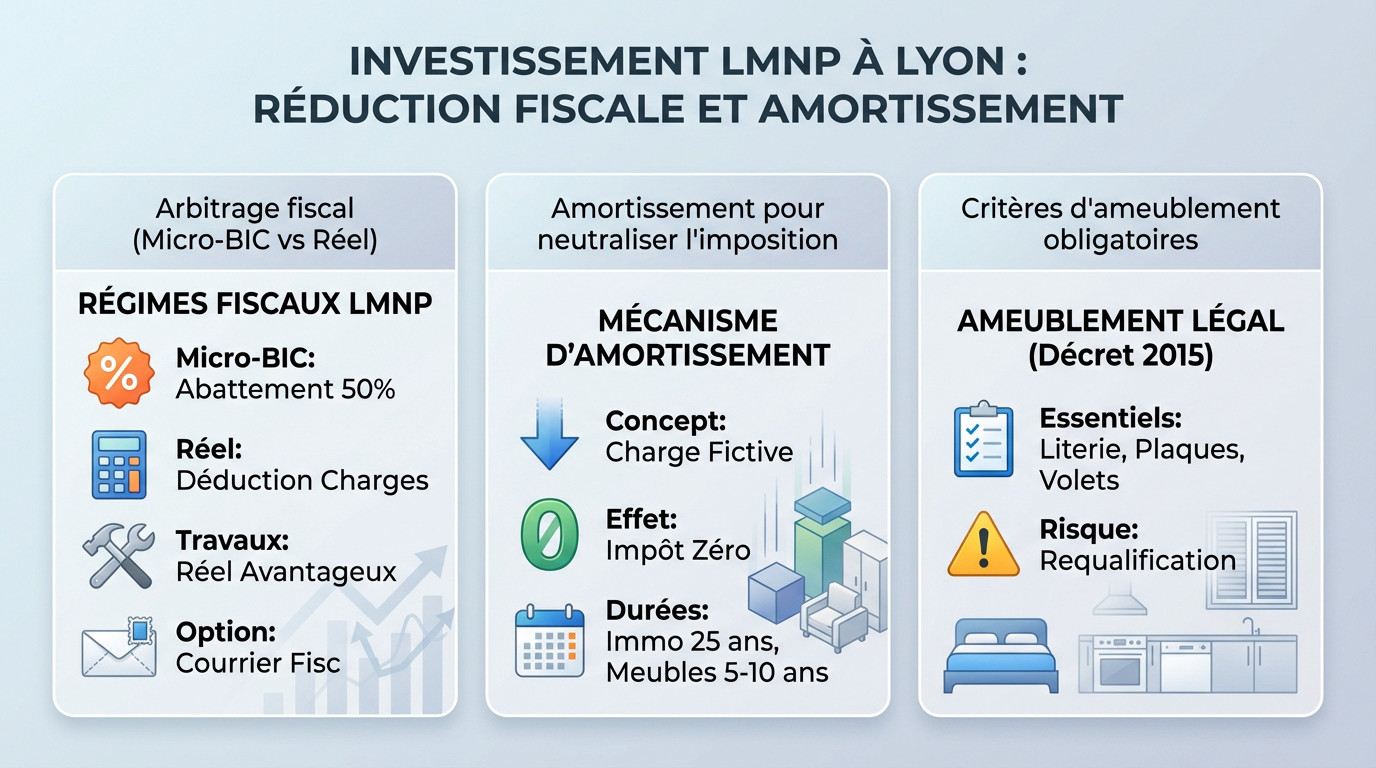 Optimisation fiscale et investissement LMNP à Lyon