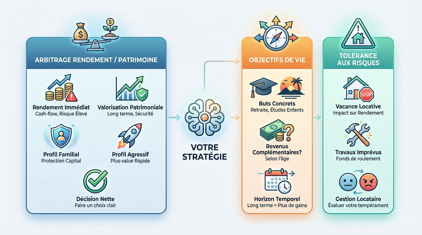 Analyse de la stratégie d'investissement immobilier et des profils de risque